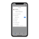 A render showing the Google Search app on an iPhone